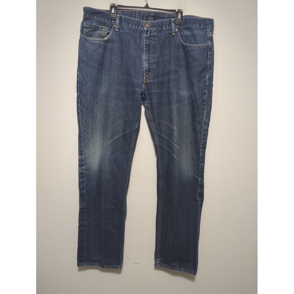 Levi 559 Relaxed Straight Jeans Mens 42x34 Blue Medium Wash Denim 01559-0004